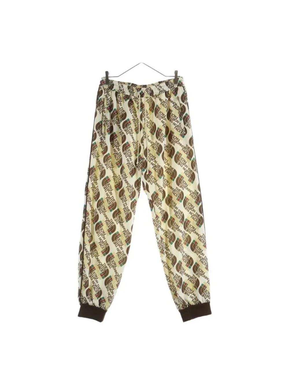 Gucci the North Face Web Print Technical Jersey Jogging Pants